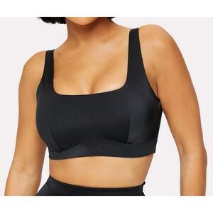 Yitty Black Headliner Shaping Midi Bralette in Size Large